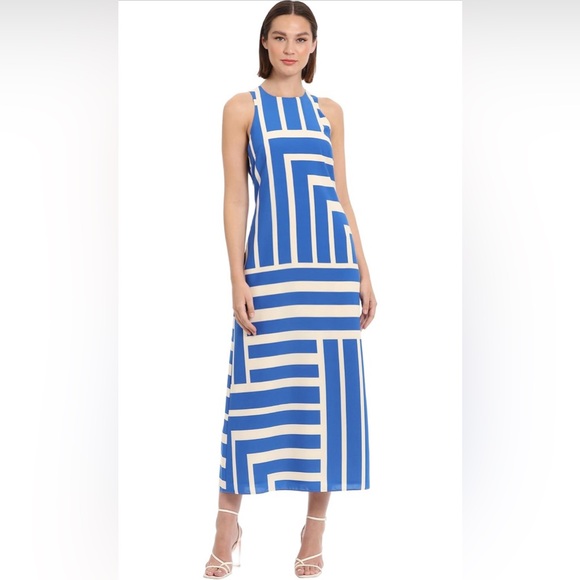 Dresses & Skirts - Donna Morgan Women's Sleeveless Halter Cut Maxi Dress Event Occasion Party Date